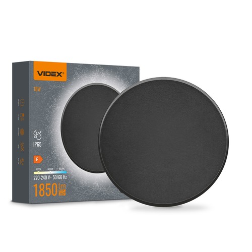 Dome 18W rund LED vägglampa - IP65, CCT, vit