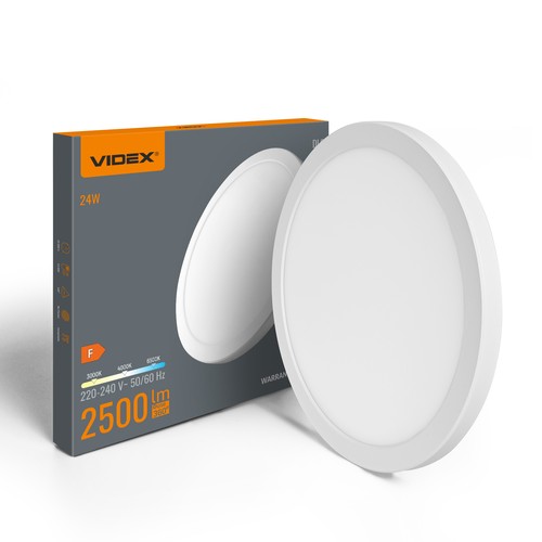 24W LED-taklampa, 3CCT - Ø292, 2500-2900lm, IP20 inomhus, integrerad ljuskälla