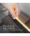 120 VT-2835 LED löpljusstrip 10W/m - 24V, 4000K, IP20, 10m/rulle
