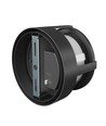 10W Rund CCT vägglampa - IP65, svart, 360°, 3-i-1 CCT