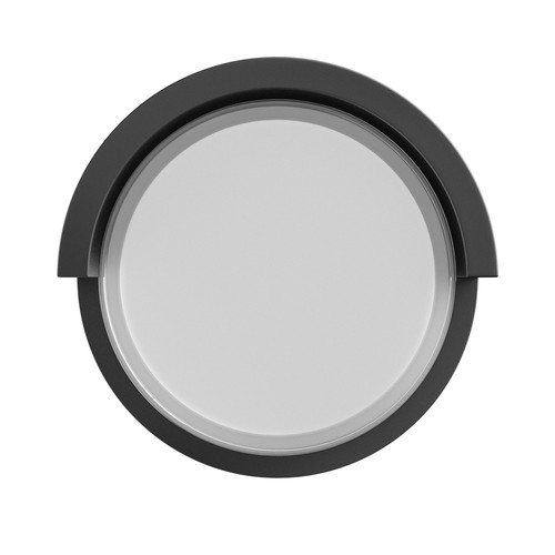 10W Verto Round Edge CCT vägglampa, IP65 - 120lm/W, svart, 3-CCT, asymmetriskt ljus, utomhus/inomhus