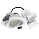 7W Ø8,3cm DimToWarm+CCT infälld spotlight dimbar RA96 - Hål: Ø6,8 cm, Mått: Ø8,3 cm, Vit kant