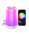 Uppladdningsbar RGB+CCT LED bord-/nattlampa - Bluetooth, Vit, touch dimbar, IP20 inomhus
