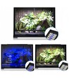 30-50 cm akvarie armatur - 6W LED, vit/blå, justerbar