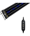 30-50 cm akvarie armatur - 6W LED, vit/blå, justerbar