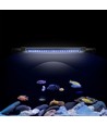 60-80 cm akvarie armatur - 18W LED, vit/blå, justerbar