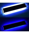 60-80 cm akvarie armatur - 18W LED, vit/blå, justerbar