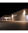 30W LED-strålkastare - CCT, 3 ljusfärger, frostad, arbetslampa, utomhus
