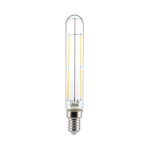 E14 4W LED-lampa - T20, glödtråd, klart glas