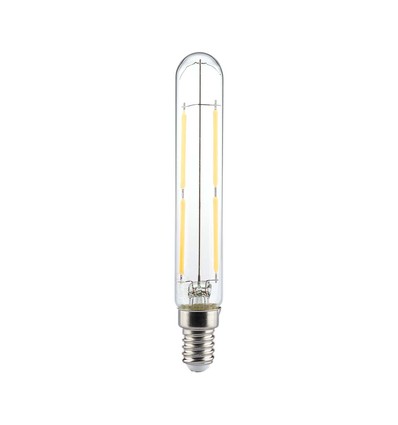 E14 4W LED-lampa - T20, glödtråd, klart glas