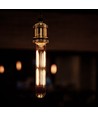 E14 4W LED-lampa - T20, glödtråd, klart glas