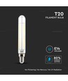 E14 4W LED-lampa - T20, glödtråd, klart glas