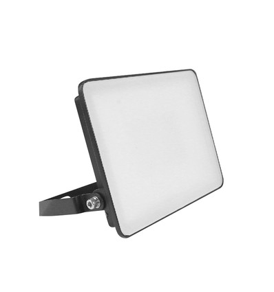 30W LED strålkastare med Fast Connector - 120lm/W, IP65, svart, 4000K, utomhus väggmontering