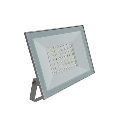 50W LED strålkastare - IP65, vit kant, utomhus