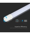 60cm / 7.5W T8 Nano Plastic LED rör - Samsung LED chip, roterbar, 113lm/W