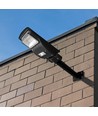 6W Solara LED gatubelysning med solceller - 800lm, IP65, 6000K, svart, utomhus