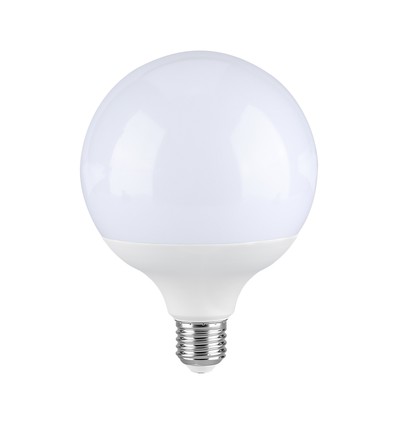 E27 22W LED G120 glob-lampa - 2600lm, Samsung LED chip, plast, vitt glas
