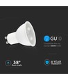 7,5W GU10 LED lampa - 610lm, Samsung LED chip, 38°, varmvit