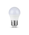 6,5W E27 LED-lampa - G45, plast, 4000K, 230V