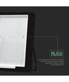 1000W LED strålkastare - 160lm/W, IP65, Samsung LED chip, utomhus, svart hölje