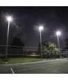 200W LED strålkastare med Samsung chip - 115lm/W, IP65, svart, kallvit, utomhus