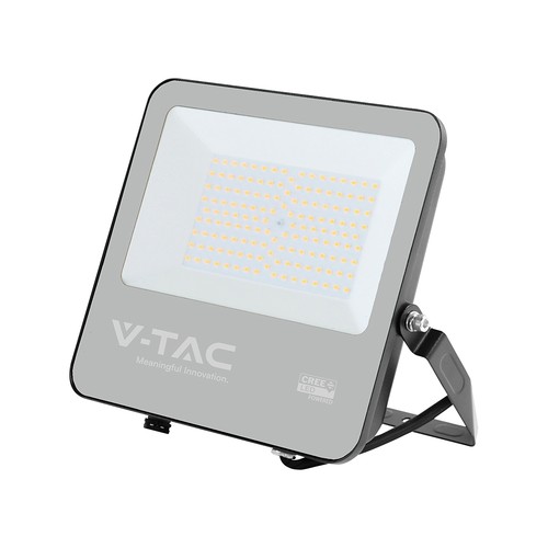 100W LED strålkastare - 135lm/W, CREE LED chip, IP65, svart, 6 års garanti