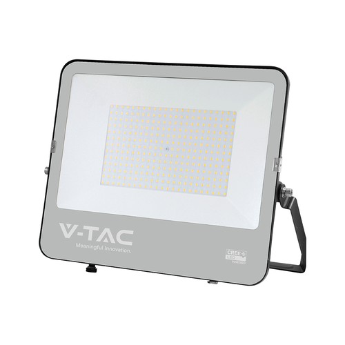 200W LED strålkastare - 135lm/W, IP65, CREE, 6 års garanti, svart, utomhus
