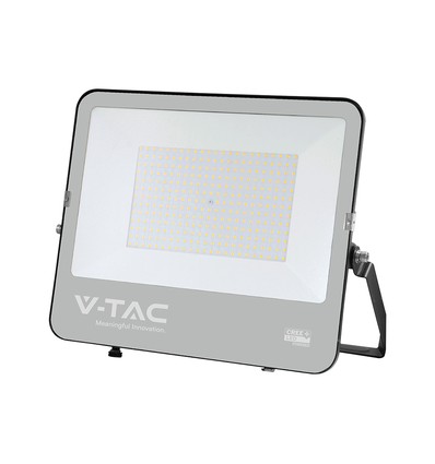 200W LED strålkastare - 135lm/W, IP65, CREE, 6 års garanti, svart, utomhus