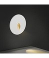 3W Ø15cm LED step light - CCT, IP65, svart, rund, aluminium