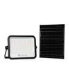 Vt-304w LED projektor 300W - med solpanel, CCT:7in1, svart hus, med batteriindikator, IP65