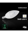 E14 6,5W LED kronljus - 600lm, Samsung LED chip, 200° ljusspridning