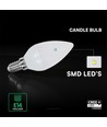 E14 3,7W LED kronljus - C37, 320lm, ersätter 30W, IP20