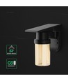 0,9W Solara LED vägglampa med solcell - IP54, svart, 120lm, 3-i-1 CCT, inkl. fjärrkontroll