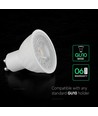 GU10 4,5W LED-lampa - Cree chip, vit plast