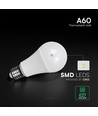 11W E27 LED-lampa - A60, 6 års garanti, Cree-chip