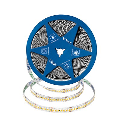 5m 18W/m LED strip, 238 LED/m - 24V, 135lm/W, IP20, kallvit