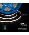 120 VT-2835 LED-ljusslinga 8W/m - Cree-chip 4000K IP20 24V 5mm dubbel PCB (10m/rulle) (pris/m)