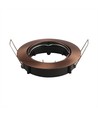 GU10 infälld spot - Rund, brons, IP20, utan ljuskälla