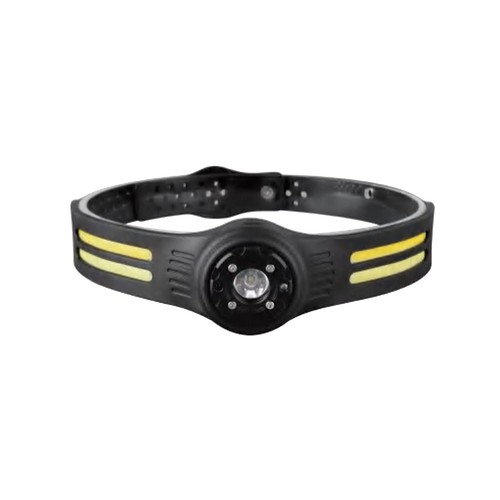 3W+5W laddningsbar LED pannlampa - 470lm, 230° vidvinkel, IP44, inkl. batteri