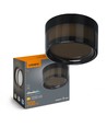 9W Rund svart bulkhead vägg/taklampa - IP65, 111lm/W, RA90, CCT, Ø14cm, utomhus