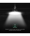 100W LED high bay, 135-160lm/W - CREE chip, IP65, 90 grader, 6 års garanti