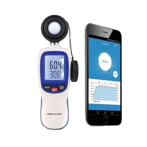 Luxmätare - Mätning av ljus, bluetooth-app