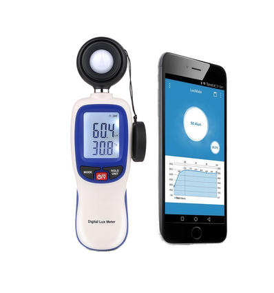 Luxmätare - Mätning av ljus, bluetooth-app