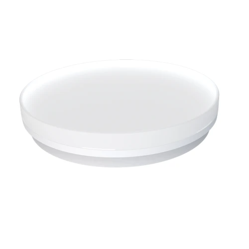 24/18/13W LED dimbar CCT taklampa - Ø28cm, IP54, vit kant