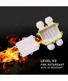 Vattentät 4-vägs kopplingsbox, IP68 - Vit, 4-pin, 24A, 450V, UV-resistent, 0,5-4mm²