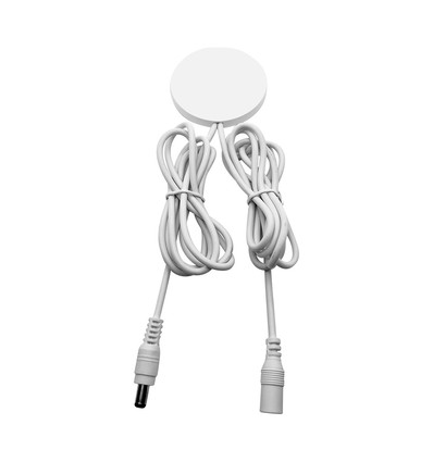 Dold touch-dimmer för LED - Vit, 12V (72W), 24V (144W), upp till 2,5cm tjocklek