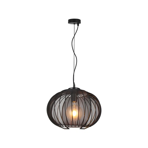 E27 Designer pendellampa - Matt svart, Ø40cm, utan ljuskälla