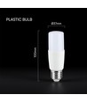 T37 VT-237 LED 7,5W E27 - plastlampa, Cree-chip, 4000K, 6 års garanti