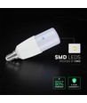 E14 7,5W LED lampa - T37, 660lm, 4000K, neutralvit, ersätter 55W