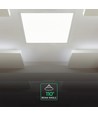 60x60 LED-panel, 40W - Höjd: 33mm, 120 lm/W, 5 års garanti, vit kant